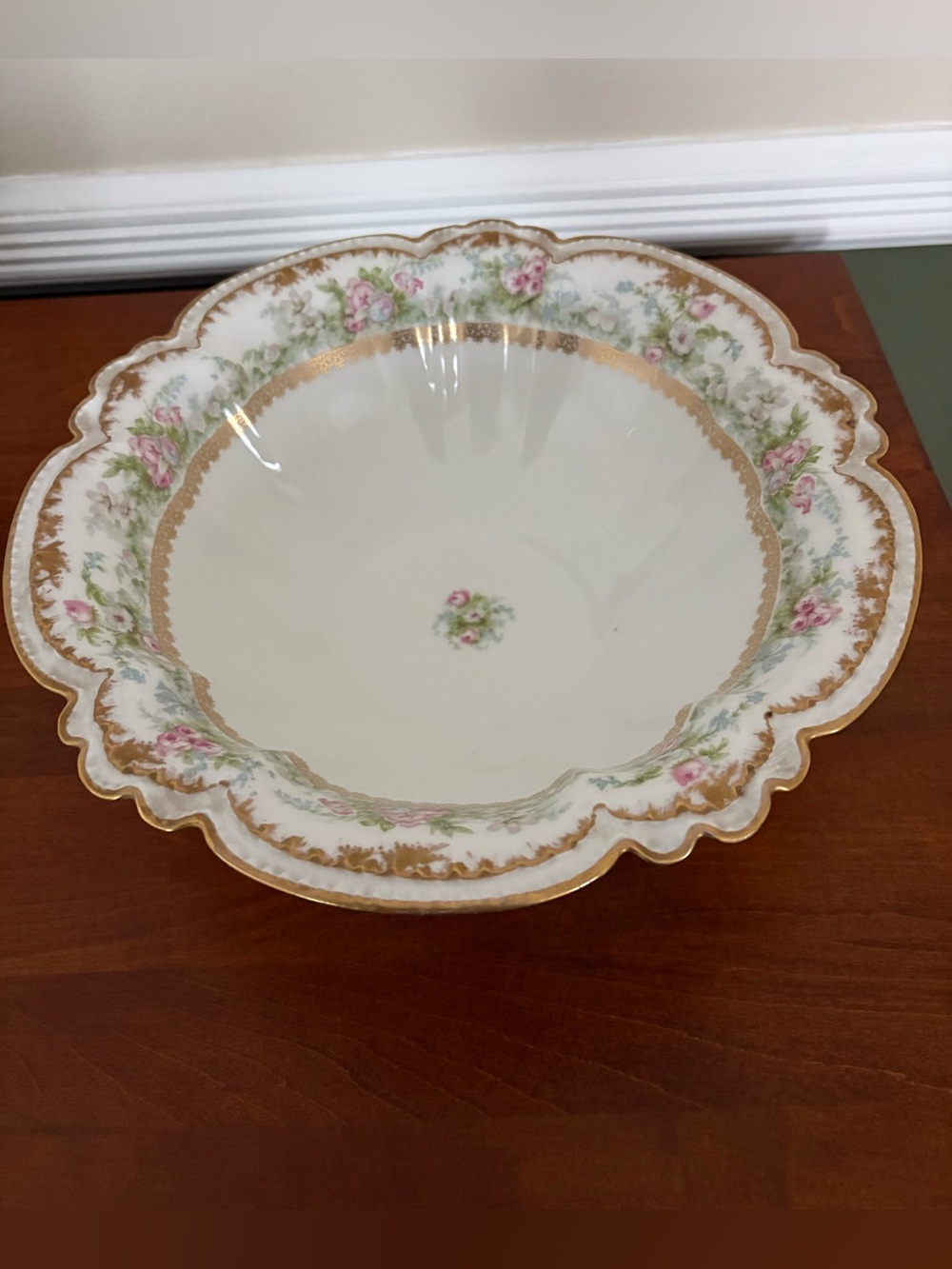GDA Chas Field Haviland Limoges Serving Bowl